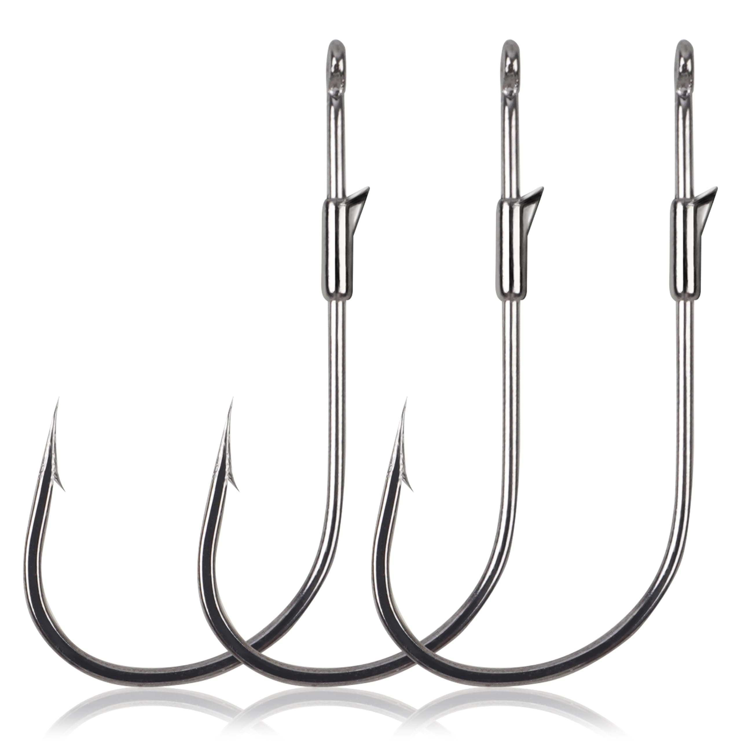 🎣🪱 Angelhaken Weedless Heavy Cover Flipping Haken 10stk