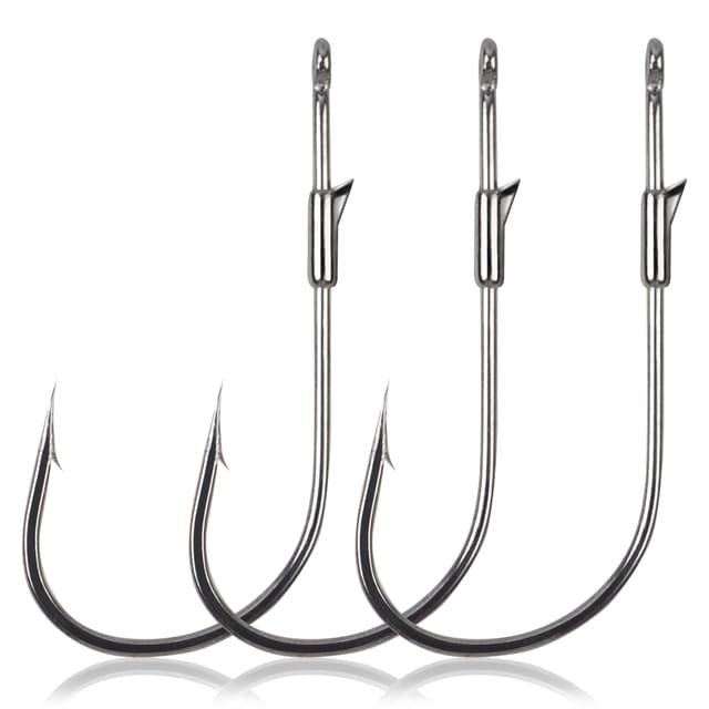 🎣🪱 Angelhaken Weedless Heavy Cover Flipping Haken 10stk