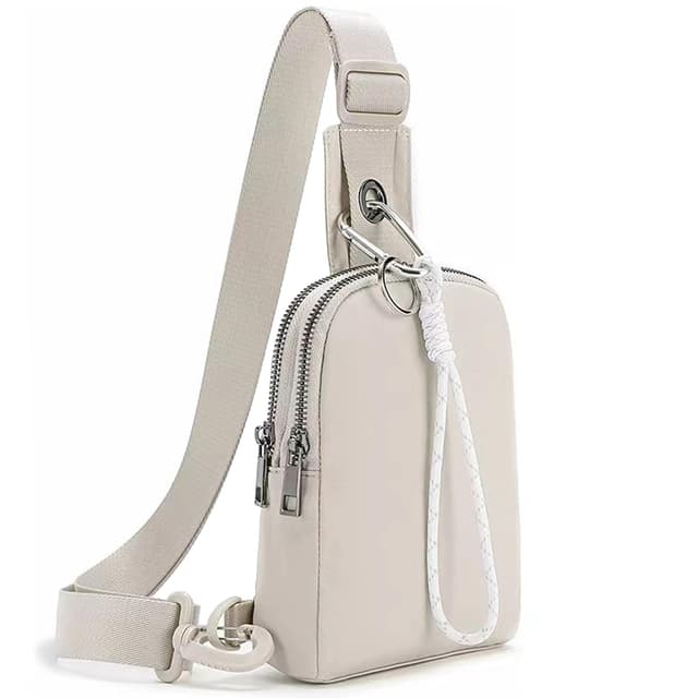 👜 Boziee Sport Umhängetasche 🌟 Multifunktional und Wasserdicht - Beige