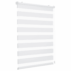 🌞🏡 Sekey Doppelrollo Klemmfix ohne Bohren für Fenster, Doppelrollo 70 cm breit, Duo Rollo Jalousie Sonnenschutz, 70x150cm, Weiß Weiß B70 x H150 cm