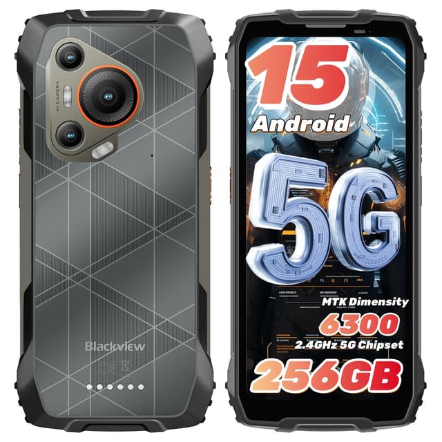 Blackview BL7000 5G AI Outdoor Handy Android 15 - 24GB+256GB/2TB MTK Dimensity 6300
