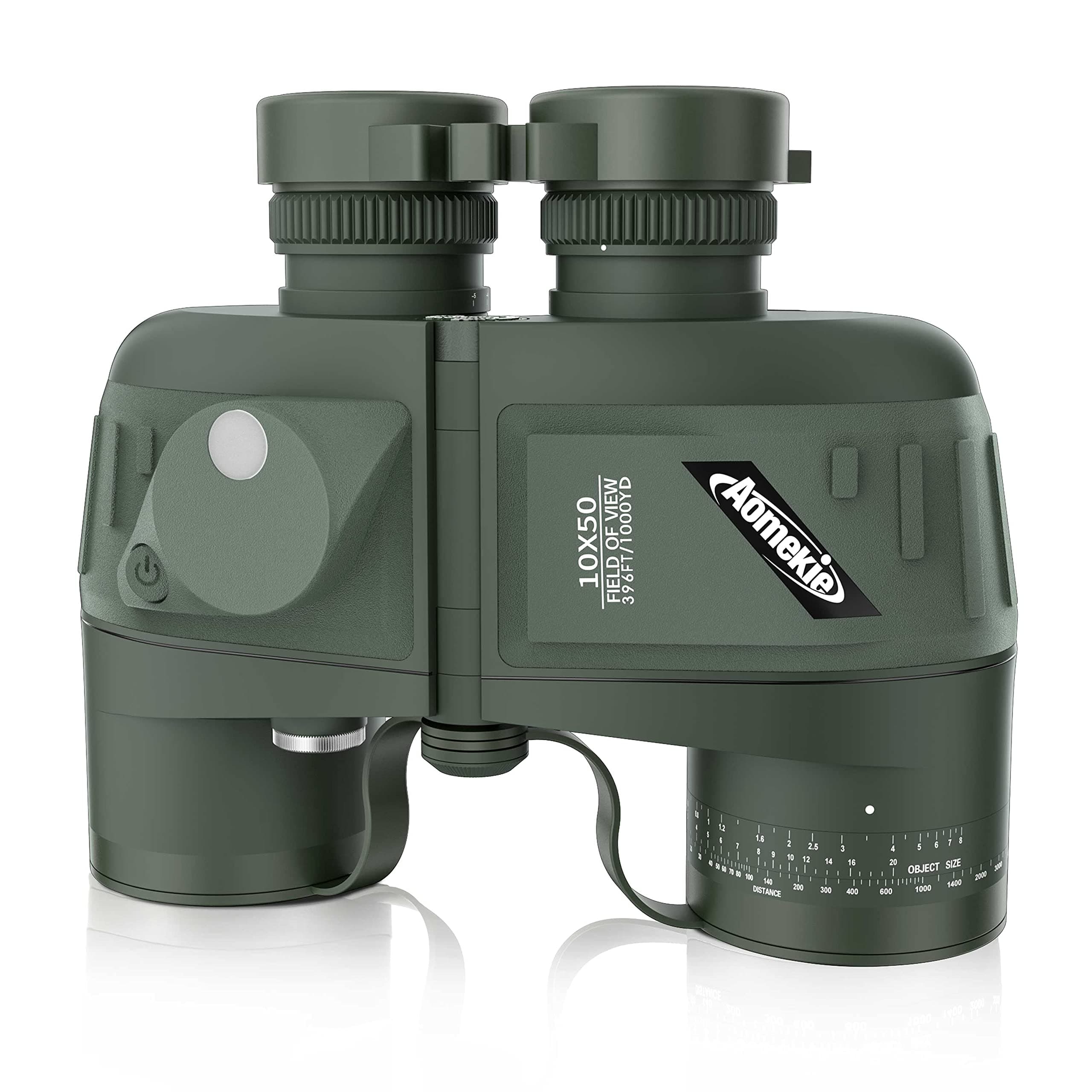 Aomekie Fernglas mit Entfernungsmesser Nachtsicht Kompass 10X50 🌌🔭
