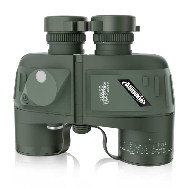 Aomekie Fernglas mit Entfernungsmesser Nachtsicht Kompass 10X50 🌌🔭