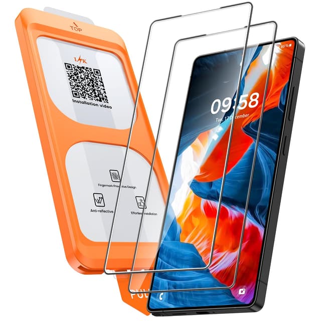 Angebot: LϟK Panzerglas für Samsung Galaxy S25 Ultra mit 2 Stück AR HD-Hartglasfolie