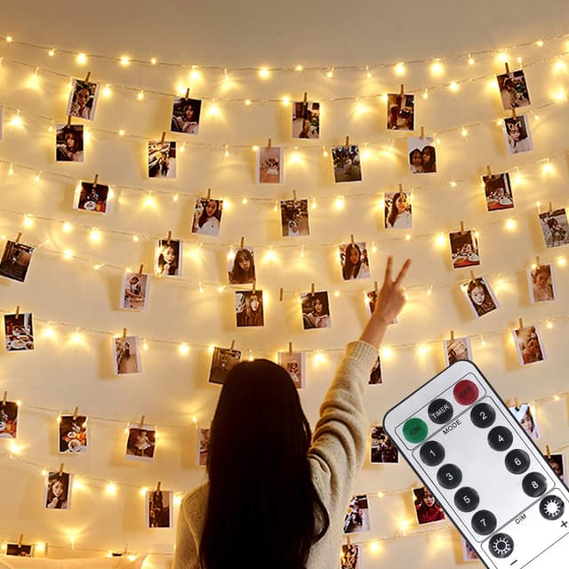 🌟 LED Fotolichterkette mit Fernbedienung - Deal des Tages! 🌟