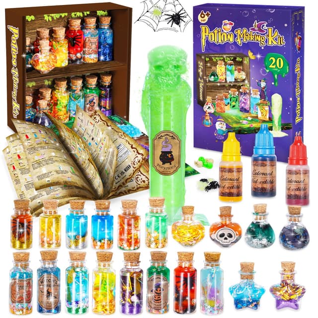 🔮 Zaubertrank Set Kinder - Bastelset für magische Experimente!