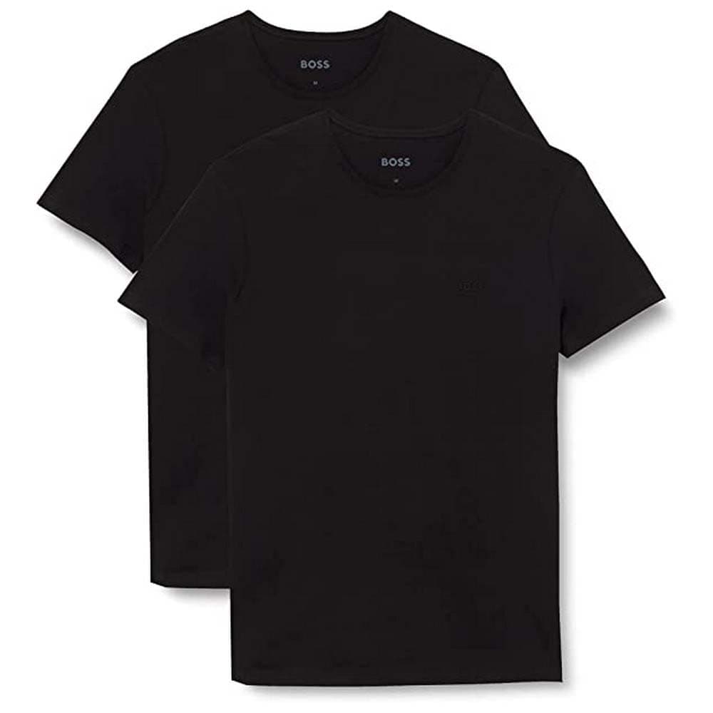 🔥 BOSS Herren R-Neck T-Shirt, 2er Pack Comfort L New - Black1 Angebot! 🔥