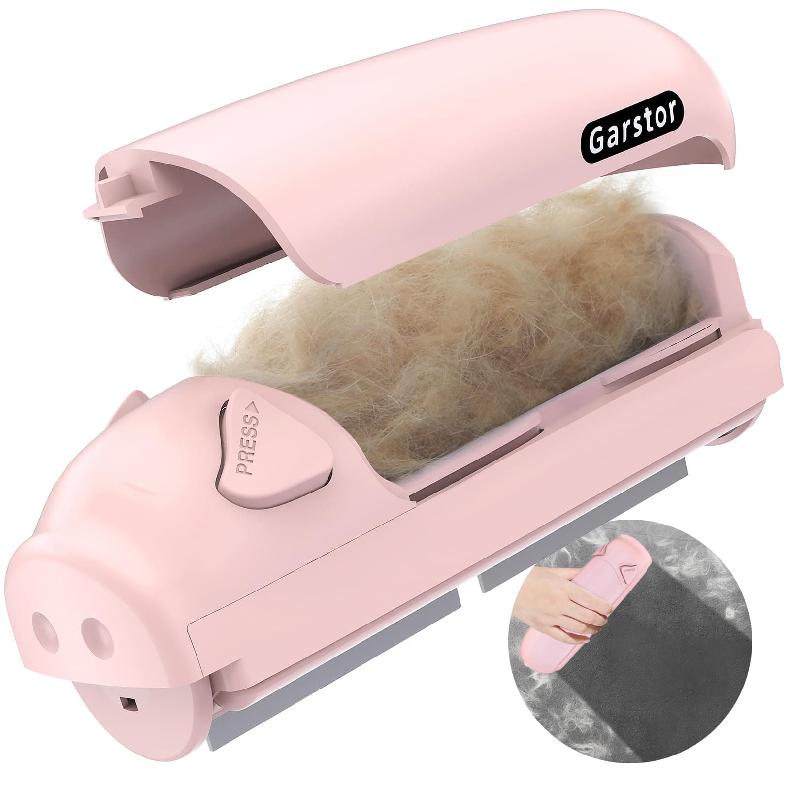 🐱🐶 Garstor Tierhaarentferner Fusselrolle - Perfekte Entfernung von Haustierhaaren