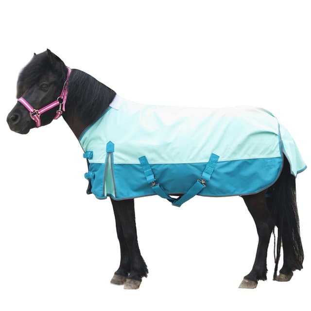 🐎 Gallopoff 1200D Pony/Shetty Pferdedecke ohne Füllung (0 g) 🌧️🌈