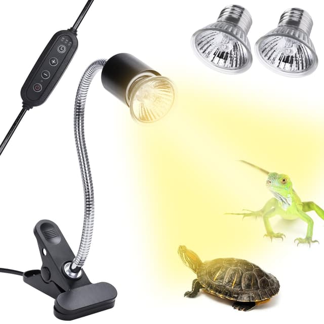 DERNORD Reptilien Wärmelampe Schildkröten Halogen - UV Lampe 🦎