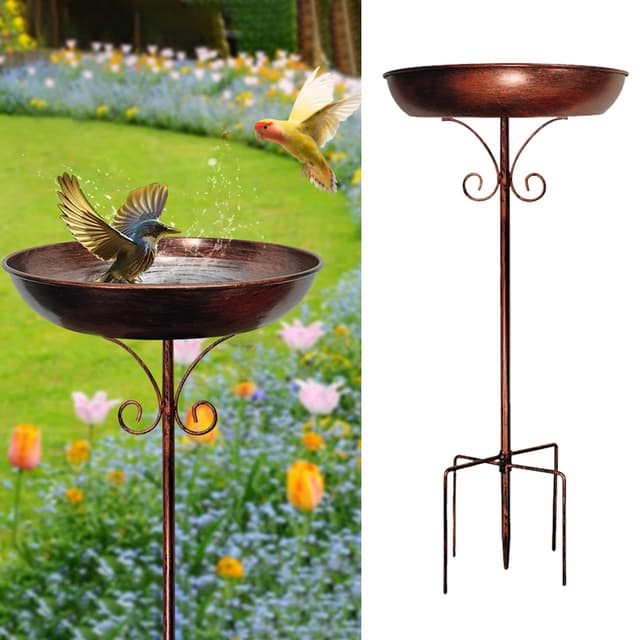 🌿 Erfrischen Sie Ihren Garten mit diesem Vintage-Vogelbad 🕊️
