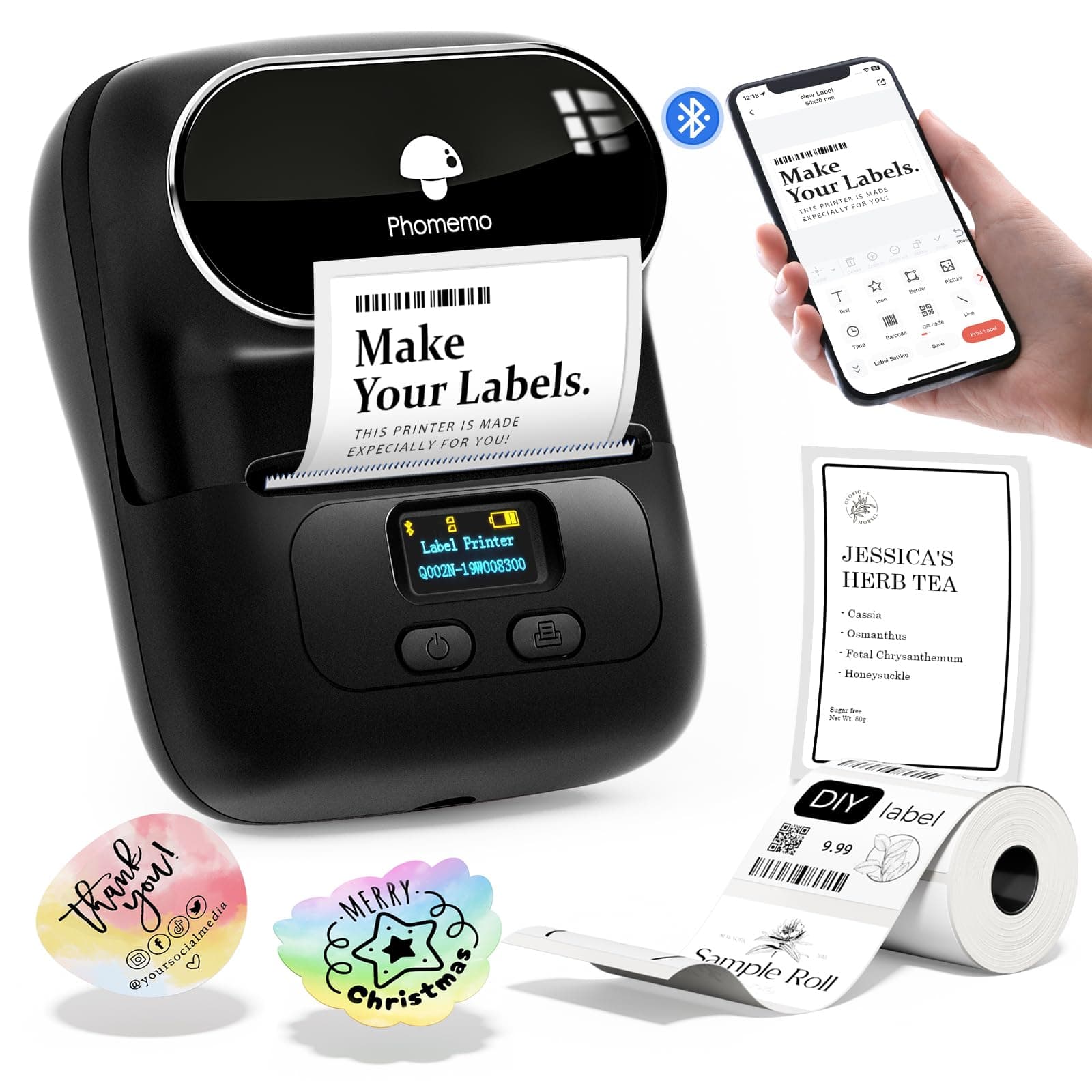 🏷️ Phomemo M110 Etikettendrucker Deal - Bis zu 20% Rabatt! 🖨️