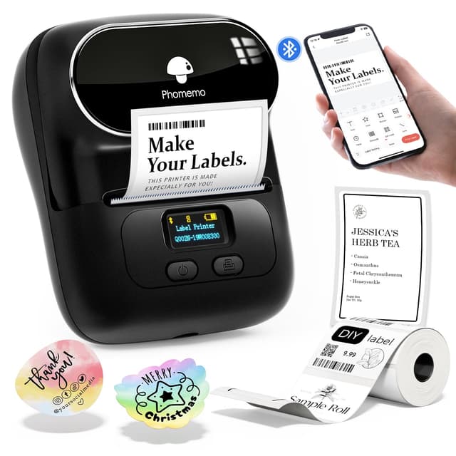 🏷️ Phomemo M110 Etikettendrucker Deal - Bis zu 20% Rabatt! 🖨️