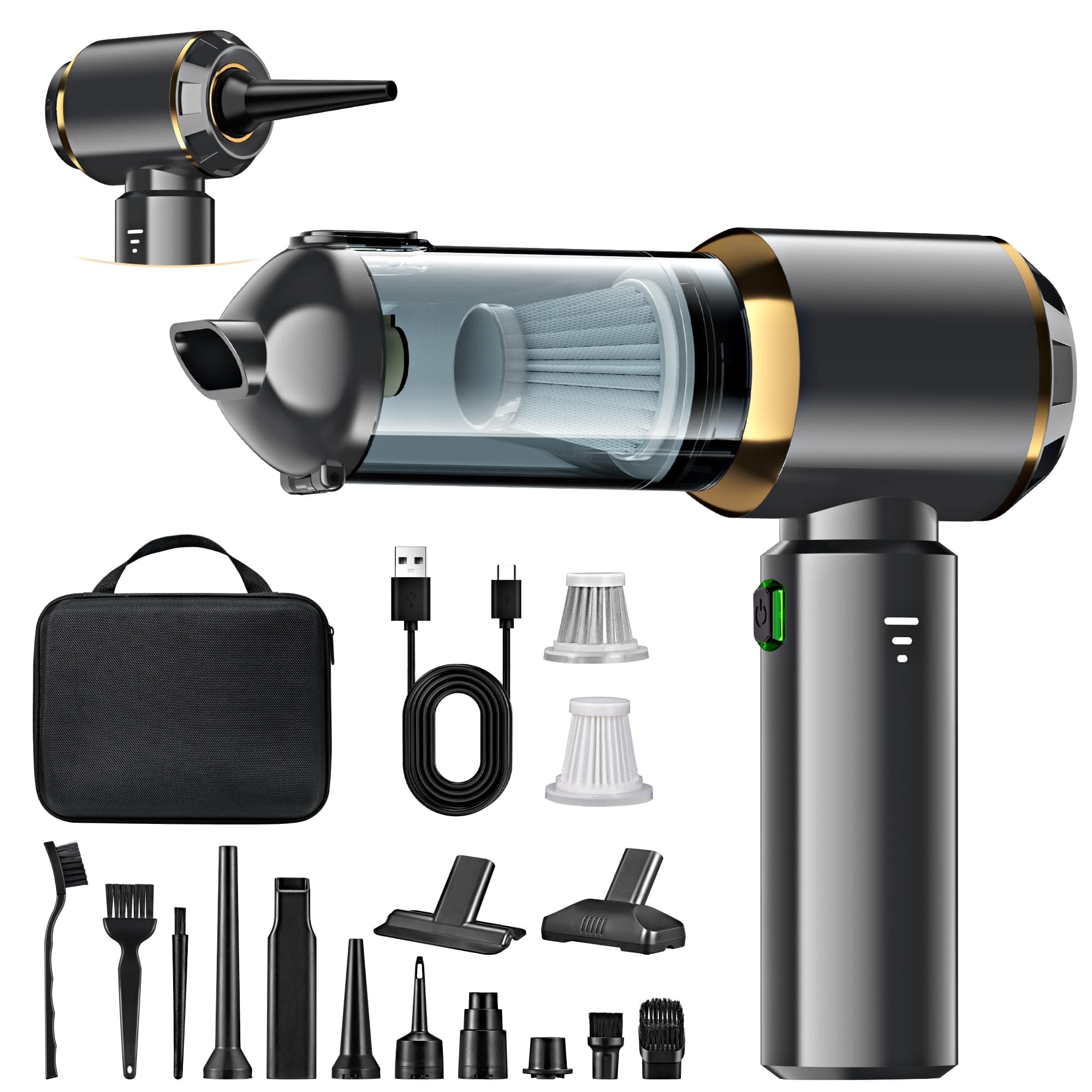 🌟Antifnuo Handstaubsauger 4-in-1 | 25000PA Testsieger 🌪️