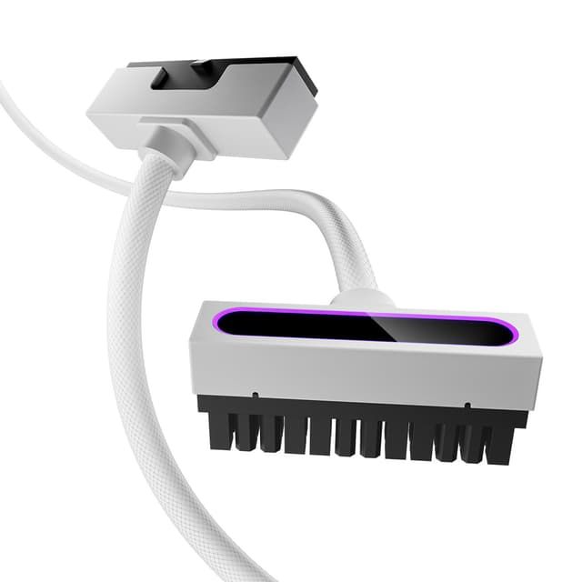 AsiaHorse Hydrus 24Pin PSU Kabelverlängerung, PC 24 Pin Sleeved Cable für 24 Pin ATX [18AWG] Netzteil Cable Extensions, 5V 3Pin ARGB SYNC für Asus Aura, ASRock und mehr 24 Pin Weiß 🌟🔌
