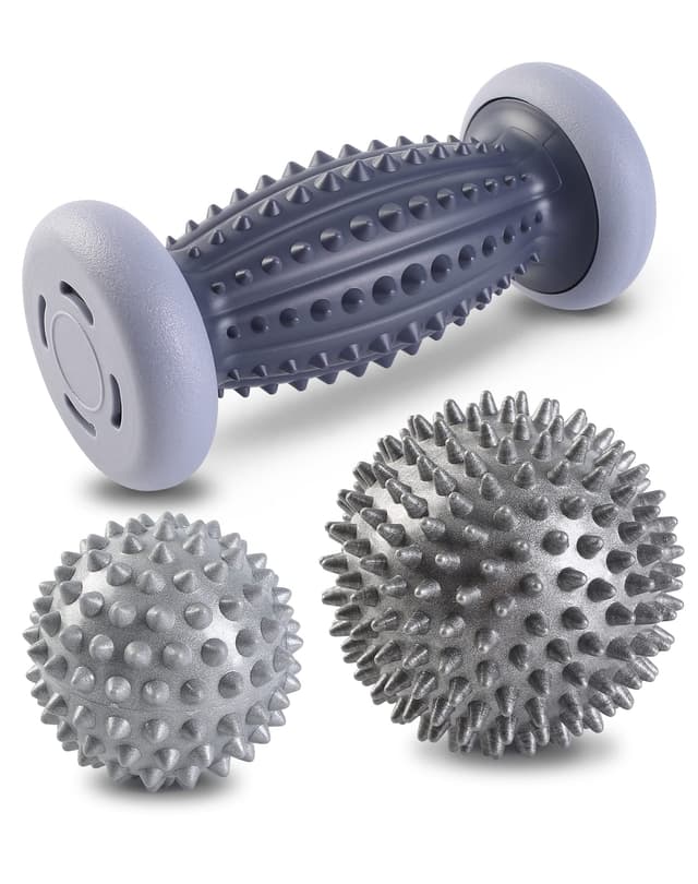 🌟 BOENFU Faszienrolle Fuß Igelball 3er Set Plantar Fasciitis Massager 🌟