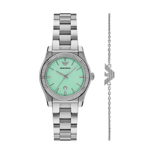 🌟 DEAL: EMPORIO ARMANI Damenuhr 32mm Quarz-Dreizeiger-Datumswerk 🌟