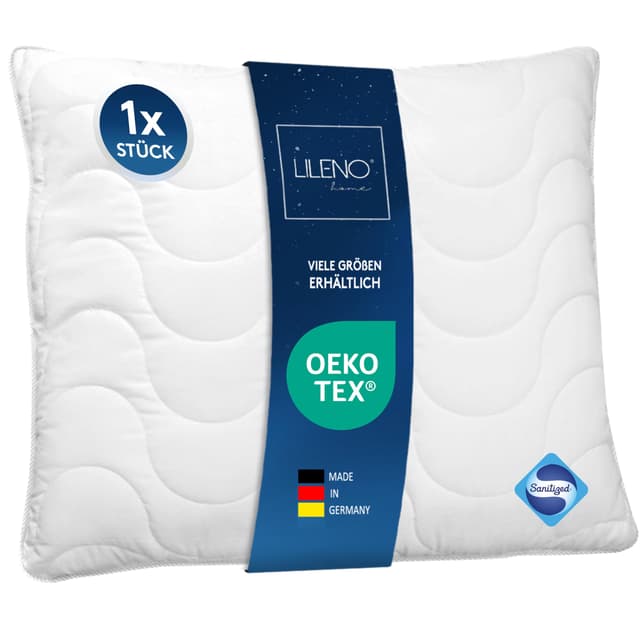 LILENO HOME Kopfkissen 80x80 - Erholsamer Schlaf garantiert! 😴