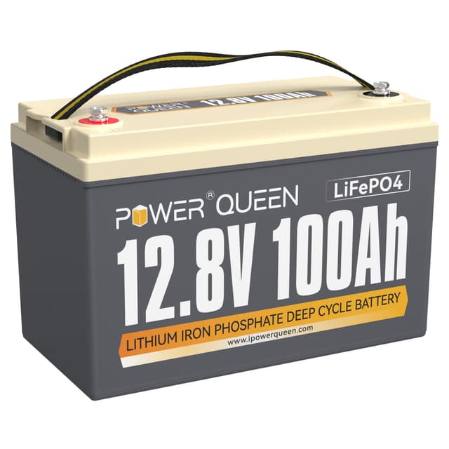 Power Queen 12V 100Ah LiFePO4 Lithium Batterie - Top Angebot! 🚀