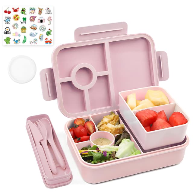 Bugucat Brotdose Kinder mit Fächern 1300ML 3PCS 🍱