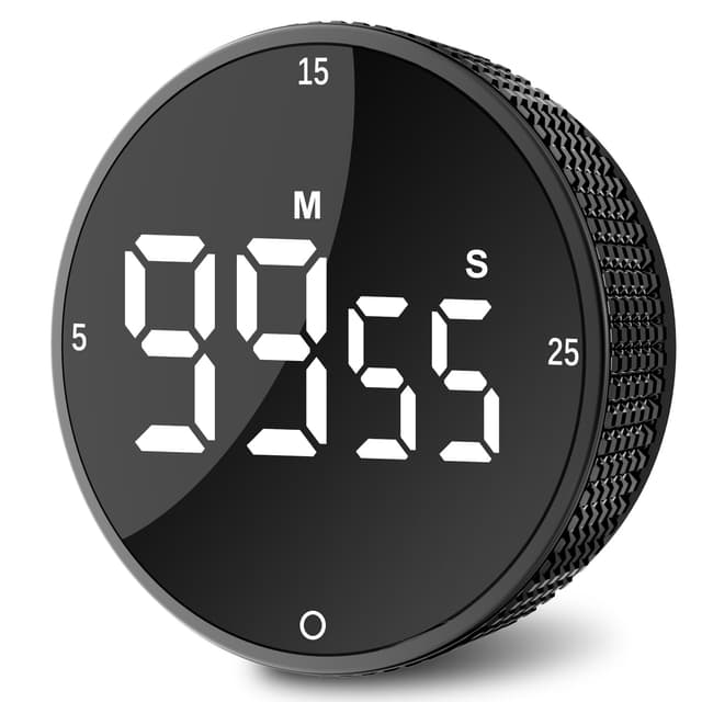 Digitale Küchenuhr mit Magnet und LED-Anzeige 🕒🍳