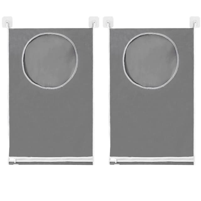 🧺 2 Stück Wäschekorb Hängend - Haltbares Material & Platzsparend 🌟