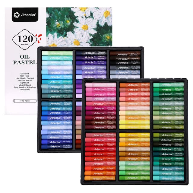 Artecho Ölpastelle Satz von 120 Farben 🎨