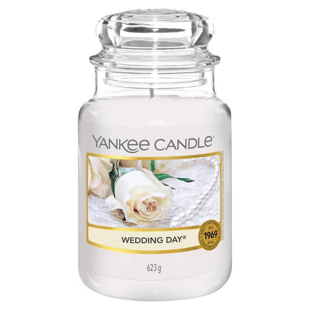 Yankee Candle Duftkerze im Glas (groß) | Wedding Day 🕯️🌸💍