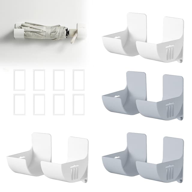 YMTWSRY 8 Stück Nein Stanzen Küchen Organizer 🌟 Wandmontierter Müllbeutelhalter