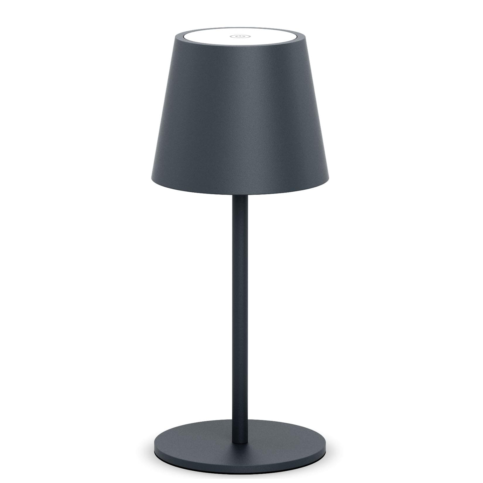 Lundwa Dimmbare LED Akku Tischleuchte 26CM, 5000mAh Camping Lampe Akku Aufladbar