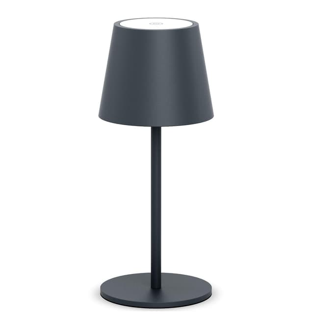 Lundwa Dimmbare LED Akku Tischleuchte 26CM, 5000mAh Camping Lampe Akku Aufladbar