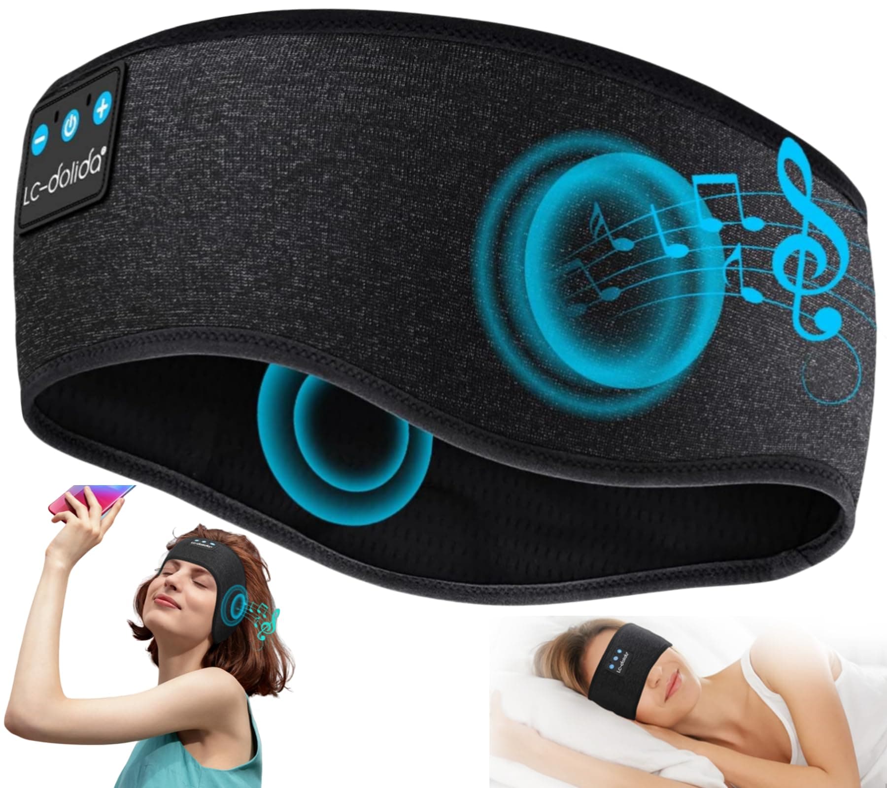 LC-dolida Bluetooth Sport-Kopfhörer Stirnband 🎧