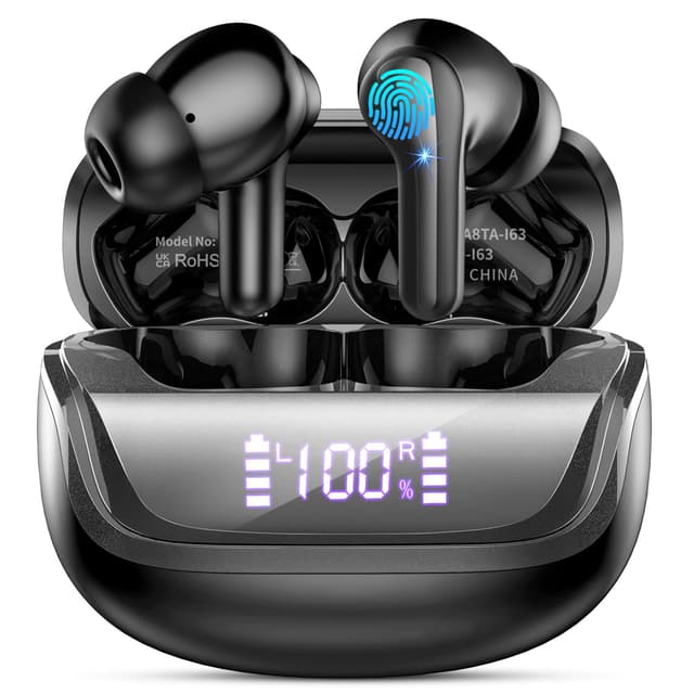 🎧 Bluetooth Kopfhörer | Kabellos Bluetooth 5.4 3D HiFi Stereo | IP7 Wasserdicht Ohrhörer