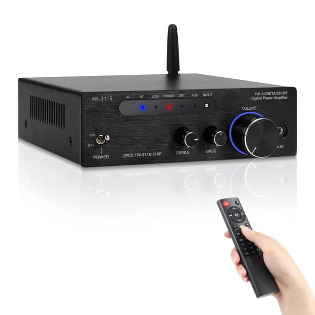 🔊 Romicta 200W HiFi Digital Verstärker mit Bluetooth 5.3