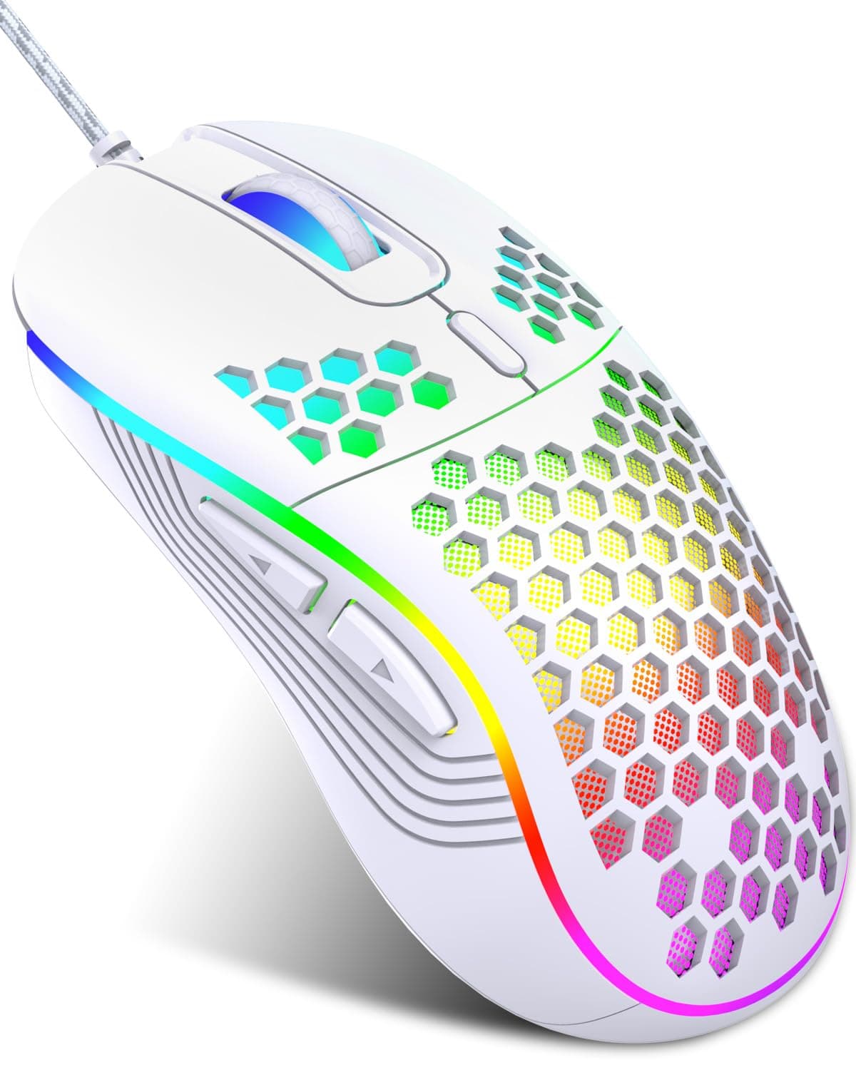 🎮 JYCSTE Kabelgebundene Gaming Maus mit RGB-Hintergrundbeleuchtung 🌈