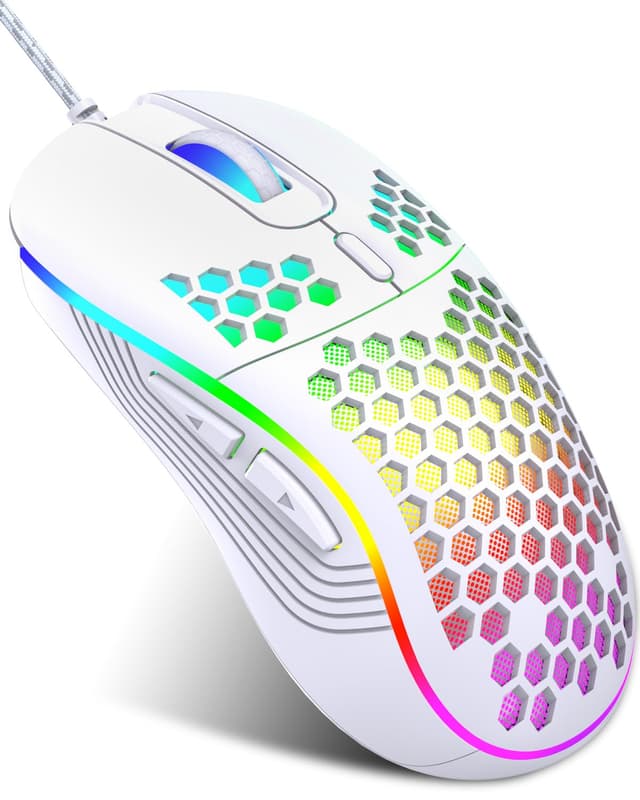 🎮 JYCSTE Kabelgebundene Gaming Maus mit RGB-Hintergrundbeleuchtung 🌈