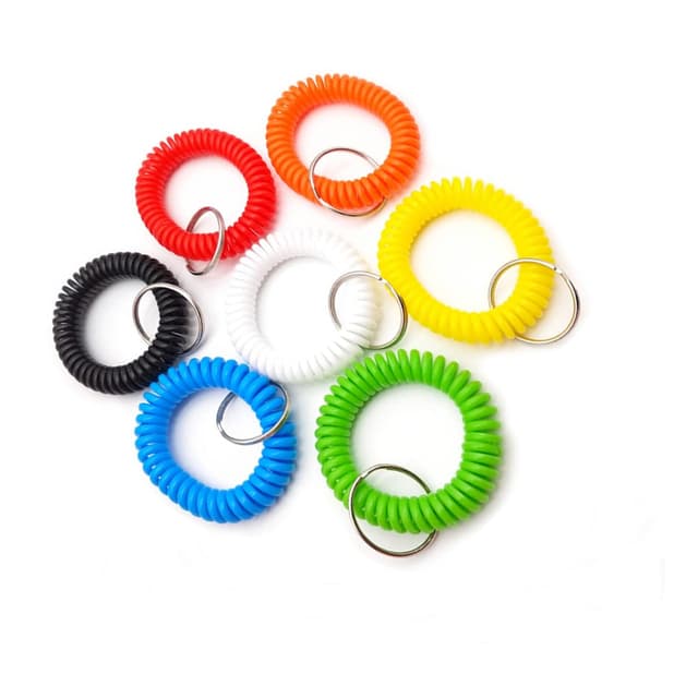LiFangSotre 7 Stück Armbänder & Schlüsselanhänger 🌟 Für Fitnessstudio, Pool & Schlüssel 🗝️
