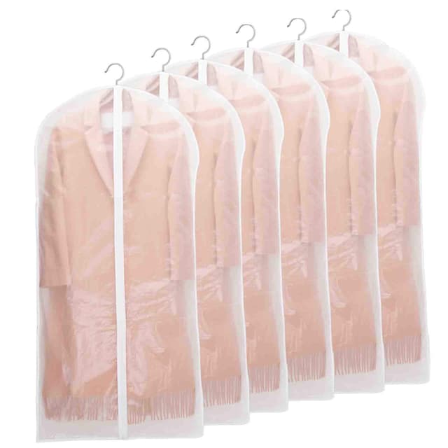Niviy Kleidersack Lange 6 Stück 🛒 Mottenschutz Kleidersäcke Anzug