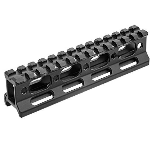 🔭🏹 UTG Erwachsene Sporting Type Profile Super Slim Full Size Riser Mount, 1"" High 13 Slots MT-RSX1L Montageschiene, schwarz, One einheitsgröße - Sonderangebot!