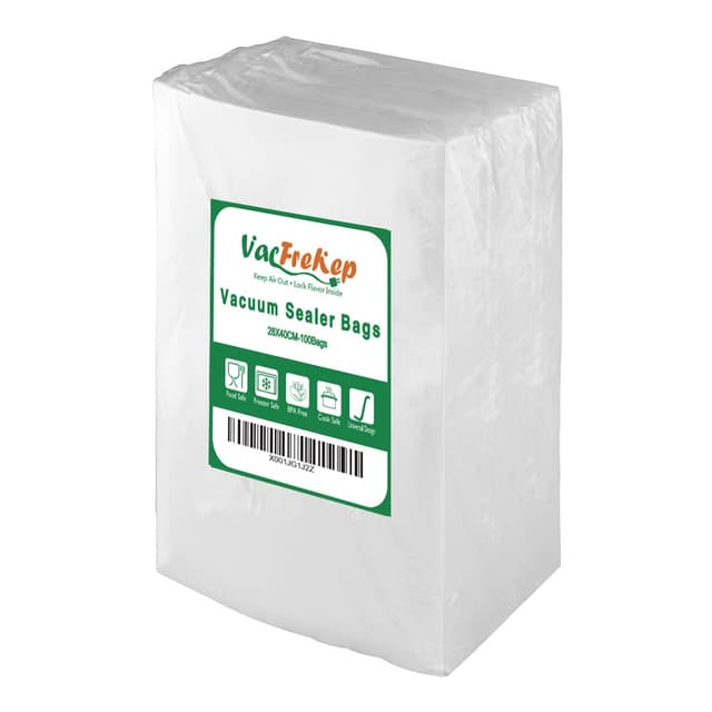 🌟 VacFreKep 100 Beutel 28x40cm Vakuumier Beutel 🌽🍗