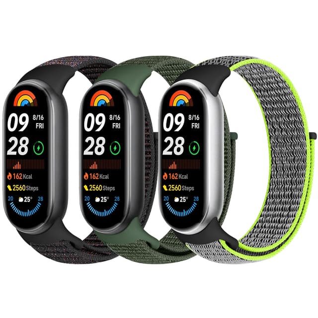 🌟 Bcuckood Nylon Sport Armband für Xiaomi Smart Band 10/9/8 🌈