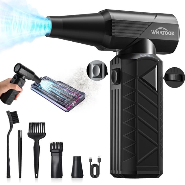 🚀 Angebot: WHATOOK W02 Professioneller Druckluftreiniger - 100-Gang 250.000 U/min