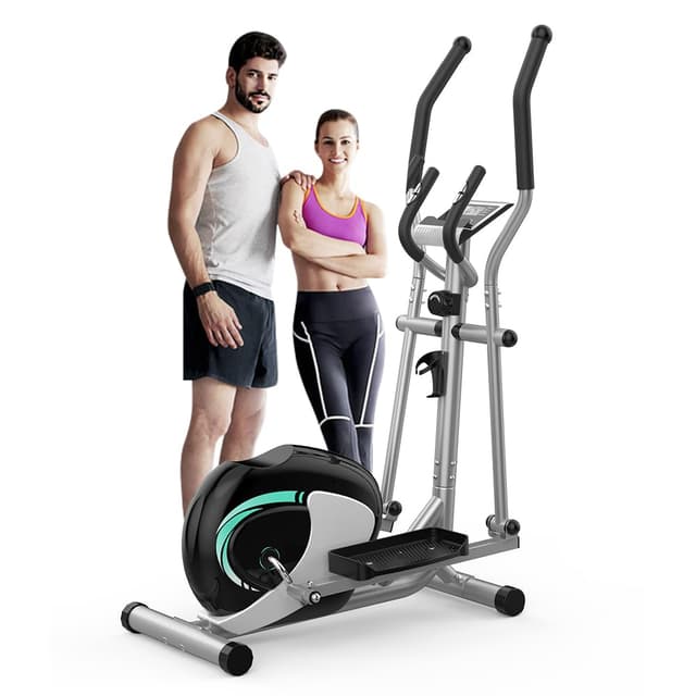 Dripex Magnetisch Ellipsentrainer - Ultraleiser Crosstrainer mit 8-stufiger Widerstand 🏋️‍♀️