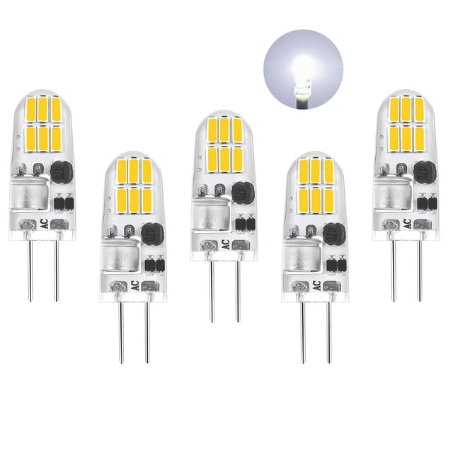 G4 LED Lampen 5er Pack - Kaltweiß 6000K - 160LM - Kein Flackern - Energiesparend 💡