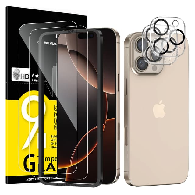 NEU'C für iPhone 16 Pro Max Panzerglas 6,9 Zoll (2 Stück) 📱