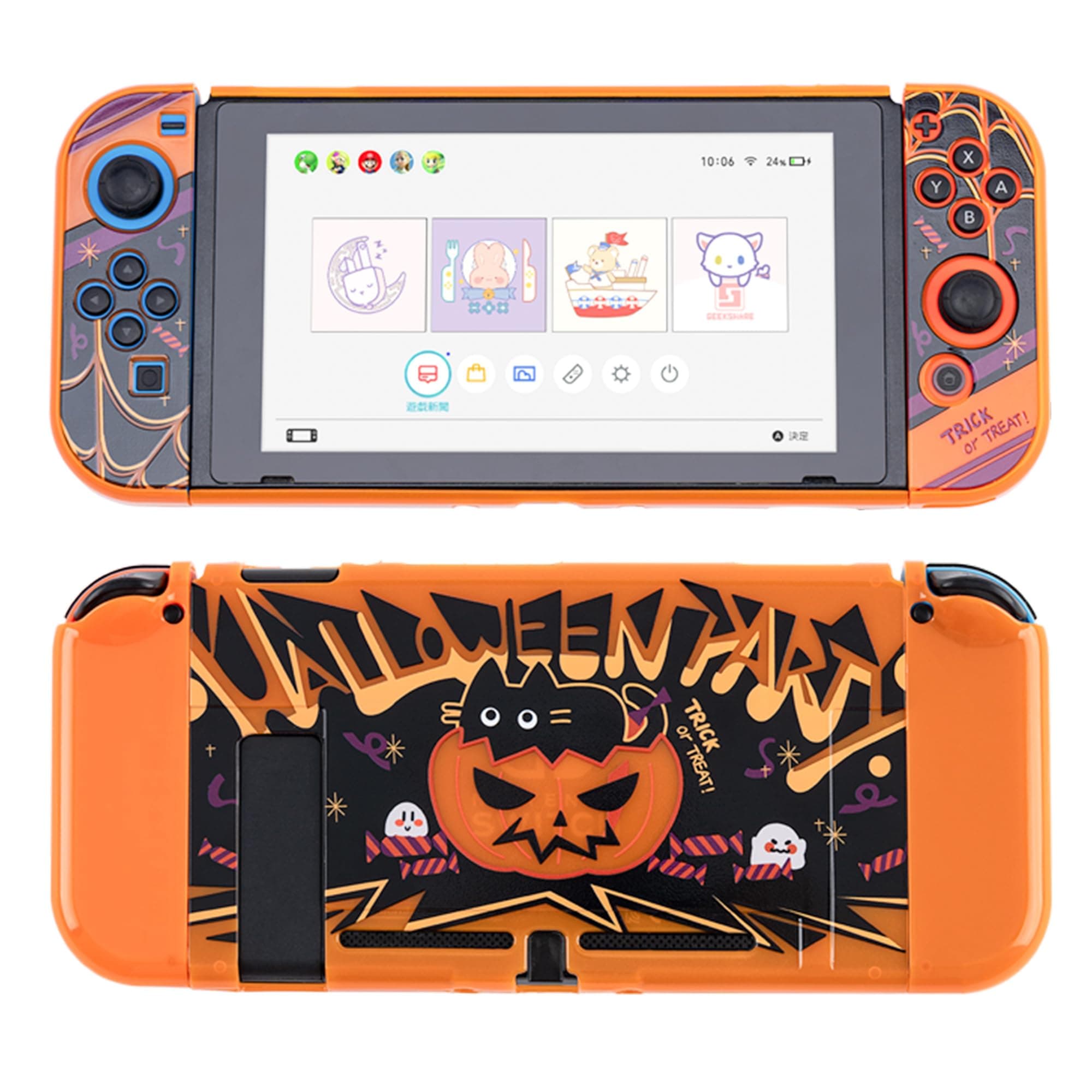 GeekShare Halloween-Trick-or-Treat-Party-Leuchthülle für Switch 🎃