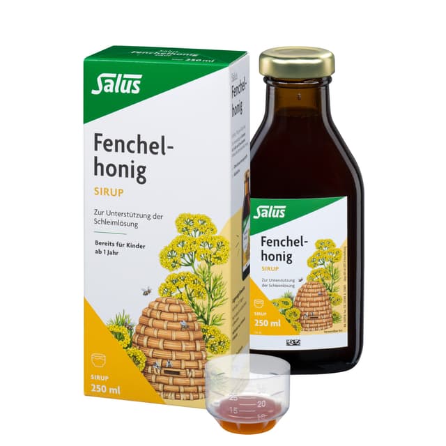 🌿 Salus Fenchelhonig 250 ml Sirup zum Einnehmen