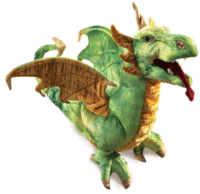 🐉 Tolles Angebot! Folkmanis 2812 Lindwurm-Drache für nur 88.8€!