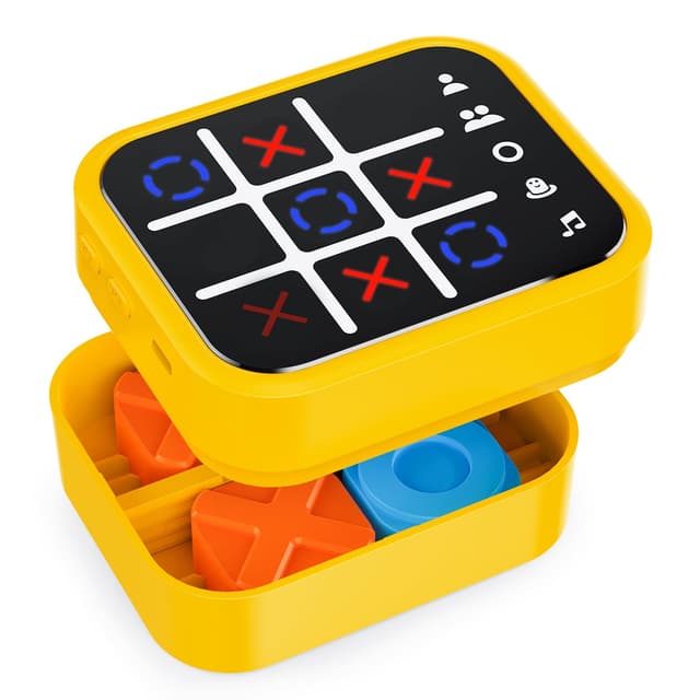 🎮 Anoawens Wiederaufladbare Tic Tac Toe Spiel Box mit 5 Spaß Gehirn und Gedächtnis Spiele 🧠