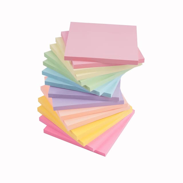 🌟 MIUTME Haftnotizen (16 Pads) - Sticky Notes in 8 Farben